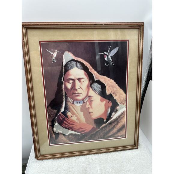 Charles W Chapman Native American Art Print Signed And Numbered 60/500